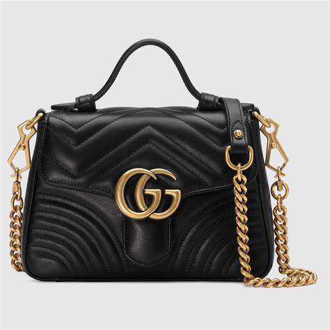 borsa gucci pelle marmont|Gucci Marmont handbags.